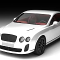 Silver Two Door Coupe Car With Black Rims And Red Interior Design