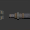 Durable Mechanical Industrial Equipment With Long Metal Strips And Cylindrical Components