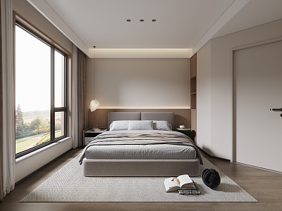 Modern Bedroom 3d model