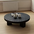Round coffee table 3d model