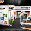 RAISECOM exhibition booth model 3d model