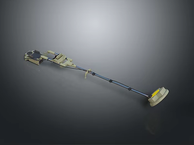 Military Tank Model With Gray Body And Rotating Turret Design 3d model