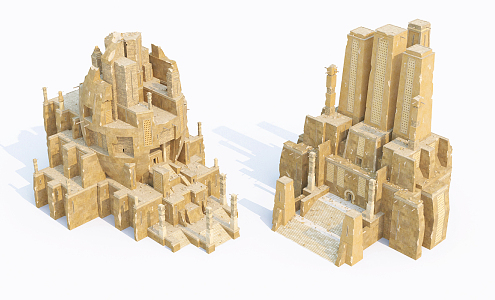 The Modern Castle 3d model