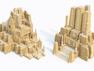 The Modern Castle 3d model