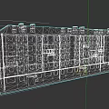 Garden Landscape Design For Multi Floor Residential Apartment Building With Balconies And Greenery