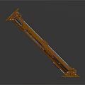 Ornate Wooden Baluster With Intricate Carved Details For Staircase Design
