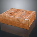 Natural Wooden Entryway Cabinet And Side Cabinet With Rustic Wood Grain Design