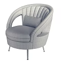 Green Velvet Accent Chair With Bird Pattern Beige Cushion And Metal Legs