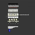 Automotive Engine Components Featuring Cylinder Head Pistons Valves And Intake Manifold