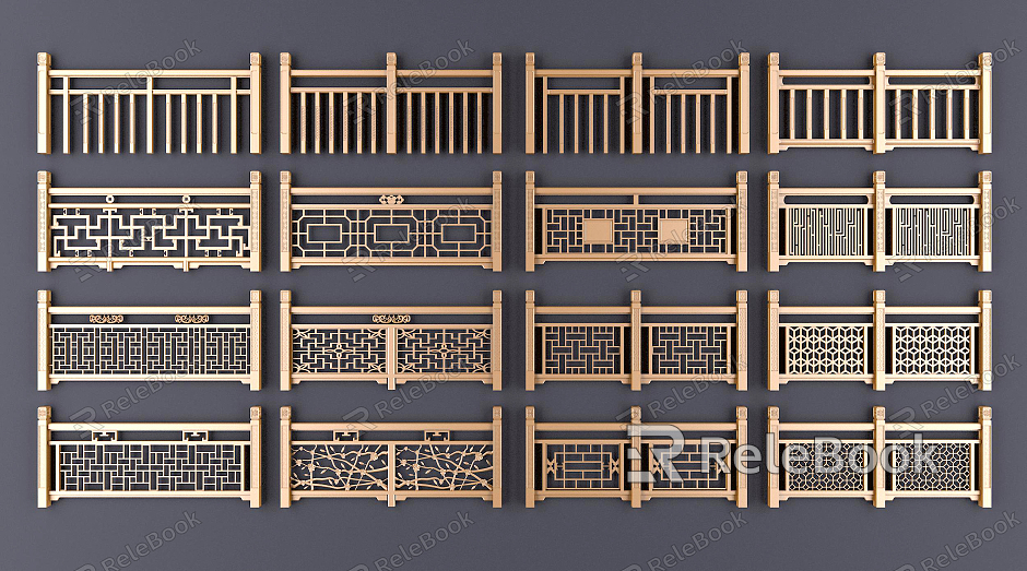 New Chinese Fence Metal Railing model