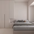 Modern Bright Cream Tone Living And Dining Room Interior With Comfortable Sofa And Elegant Vertical Blinds