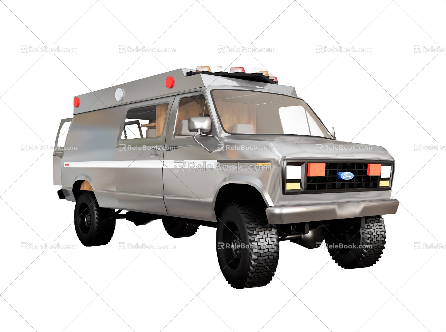 Modern Ambulance Car 3d model