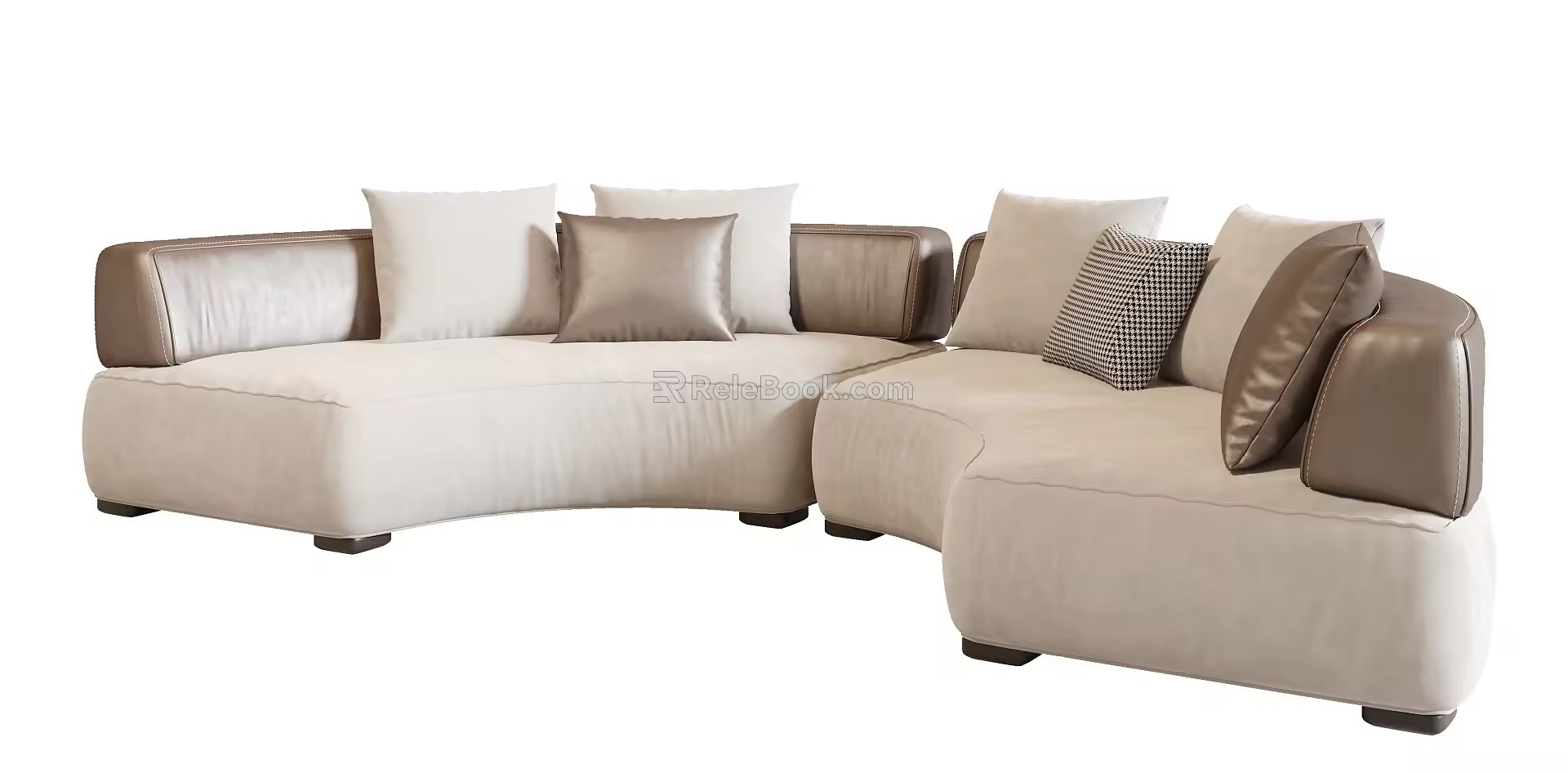 Modern Multiplayer Sofa Minotti Sofa 3d model
