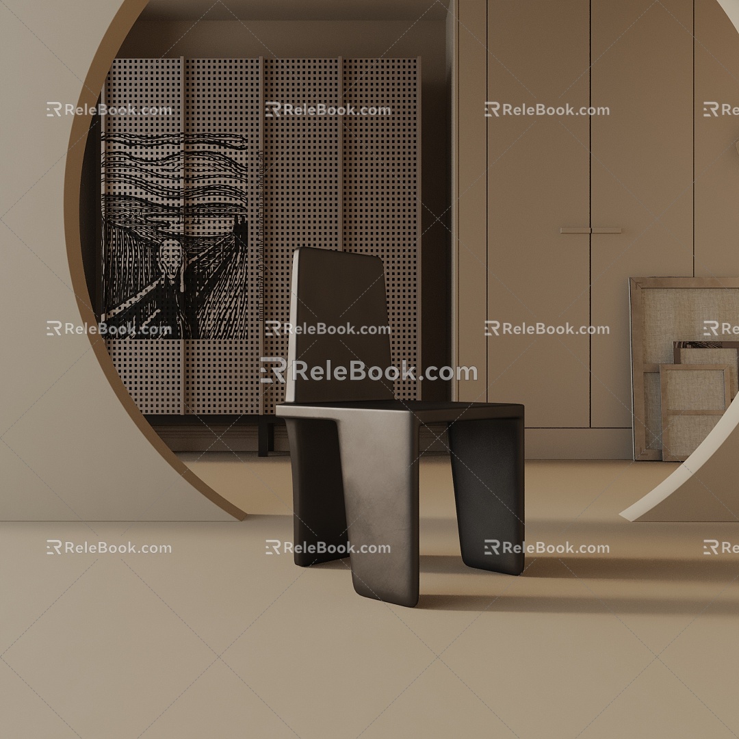 Modern Dining Chair 3d model