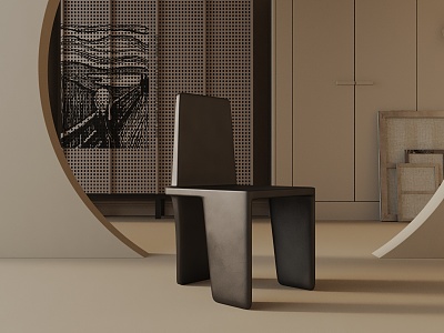 Modern Dining Chair 3d model