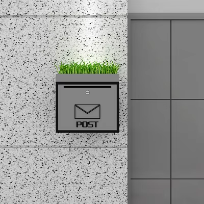 Modern letter box 3d model Modern letter box 3d model