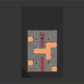 Futuristic Ancient Stone Chamber With Glowing Runes Throne Pink Carpet And Ornate Columns