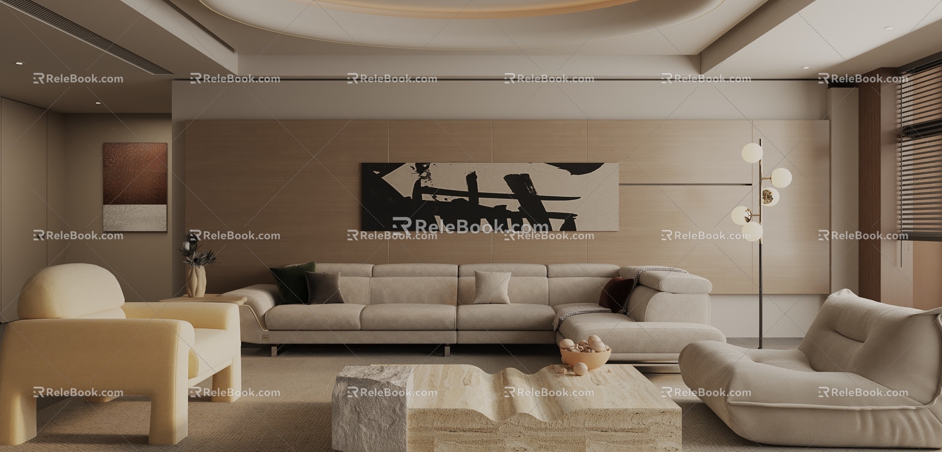 Living room 3d model