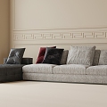 Multi-player sofa sofa corner sofa 3d model