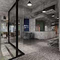 Modern Fitness Gym Interior With Workout Equipment And Open Training Space