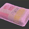 Cement Bag With Red Yellow Packaging And CEM I 42.5 R Label 3d model