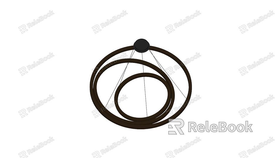 Modern chandelier round luminaire model