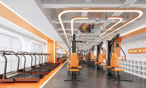 Modern Gym 3d model