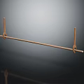 Simple Wooden Clothes Hanger With Dual Hooks For Wardrobe Organization