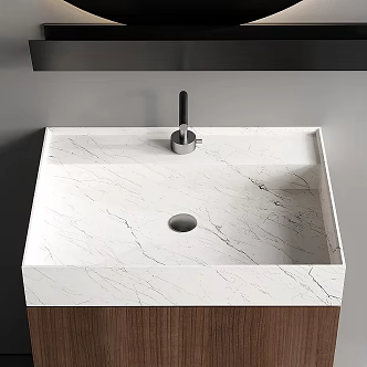 Modern washbasin 3d model