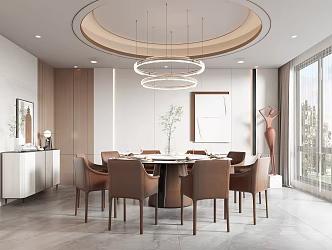 Modern Restaurant Box 3d model
