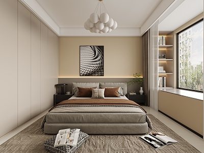 Modern Bedroom 3d model