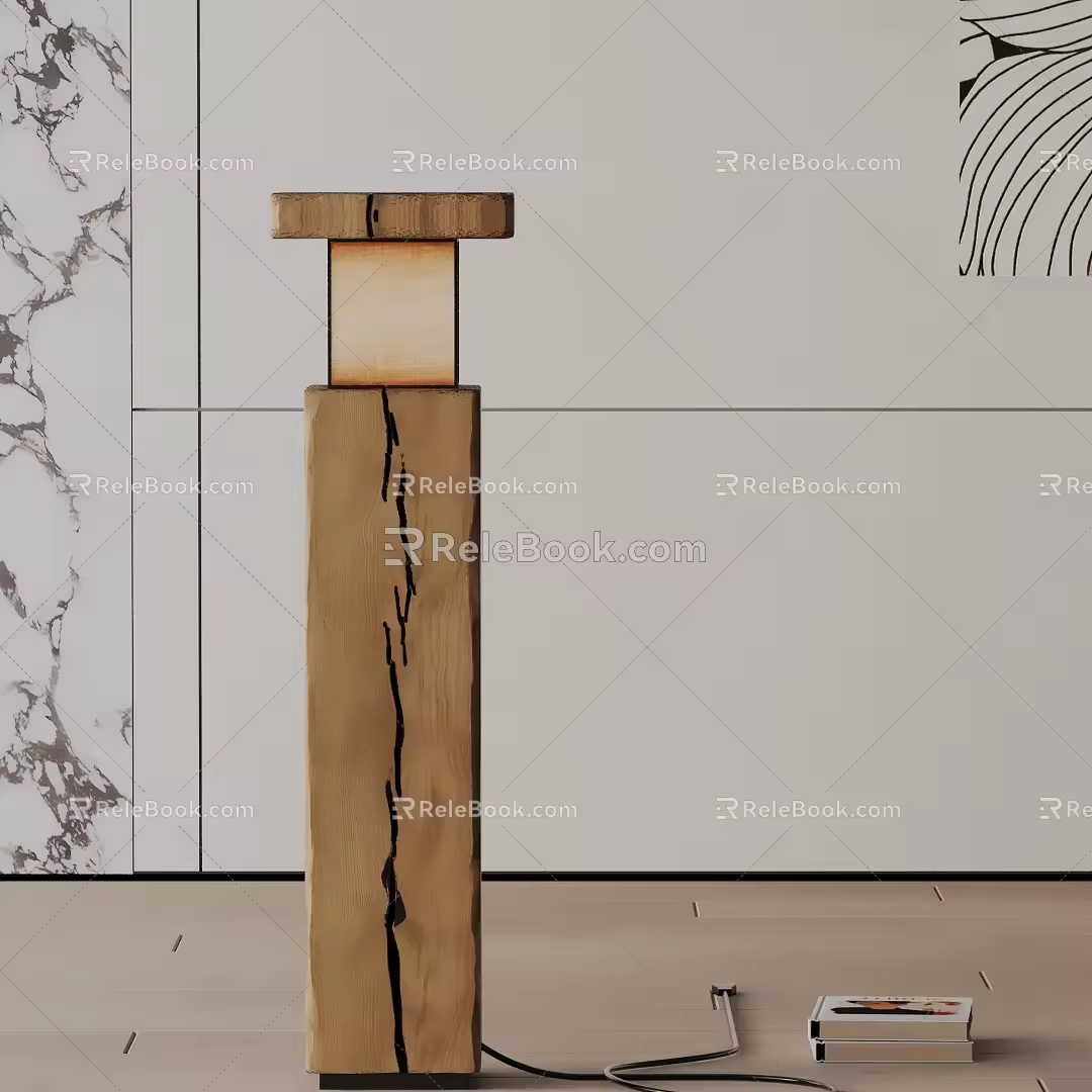 Modern floor lamp 3d model