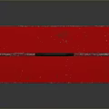 Red Metal Toolbox With Black Handle For Home Storage And Organization