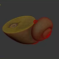 Golden Snail Sculpture With Shiny Metallic Surface And Textured Shell On Dark Background