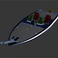 Modern Yacht Design With Seats And Sleek Exterior