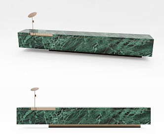 Reception Front Desk 3d model