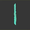 Natural Wood Stone Decorative Piece With Brown Green Texture And Vertical Shape In Dark Background