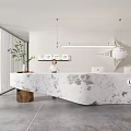 Modern Front Desk 3d model