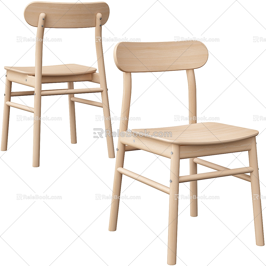 Ikea Nordic Single Chair 3d model