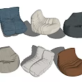 Modern Bean Bag Chairs in Various Colors Stylish Designs for Cozy Living Room