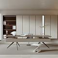Modern study 3d model