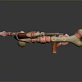 Crossbow Mechanical Crossbow Shift Bow and Arrow Shoot Far Equipment Weapons High-tech Crossbow 3d model