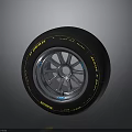 High Quality Automotive Parts Including Car Tire And Silver Spoke Wheel Rim