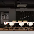 Modern Clothing Store Interior With Colorful Fabric Samples Display Racks And Wooden Flooring