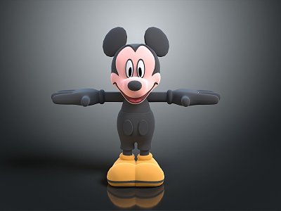 Mickey Mouse Cartoon Characters Cartoon Animals Cartoon Small Animals Game Characters Virtual Characters Anime Characters model