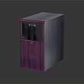 Modern chassis Old-fashioned computer high-end chassis 3d model