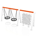 Children's Swing Outdoor Swing Swing Site Swing Swing Rack 3d model