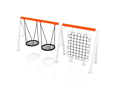 Children's Swing Outdoor Swing Site Swing Rack 3d model