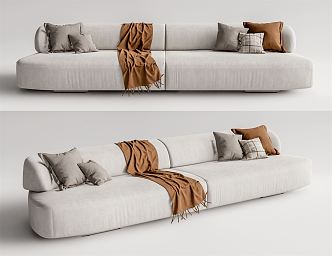 Modern Multiplayer Sofa 3d model