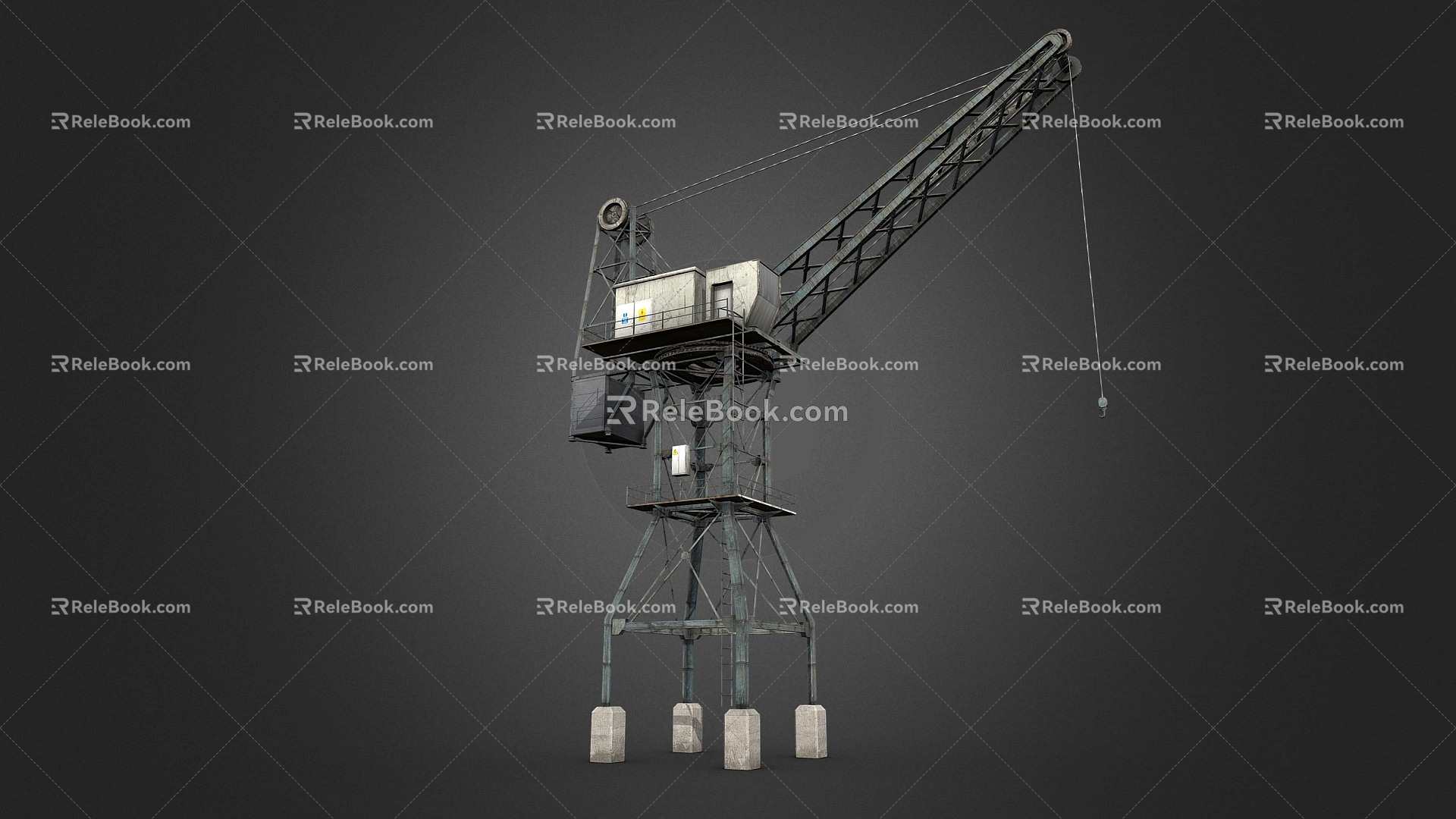 Quay crane crane tower crane industrial equipment mechanical device model